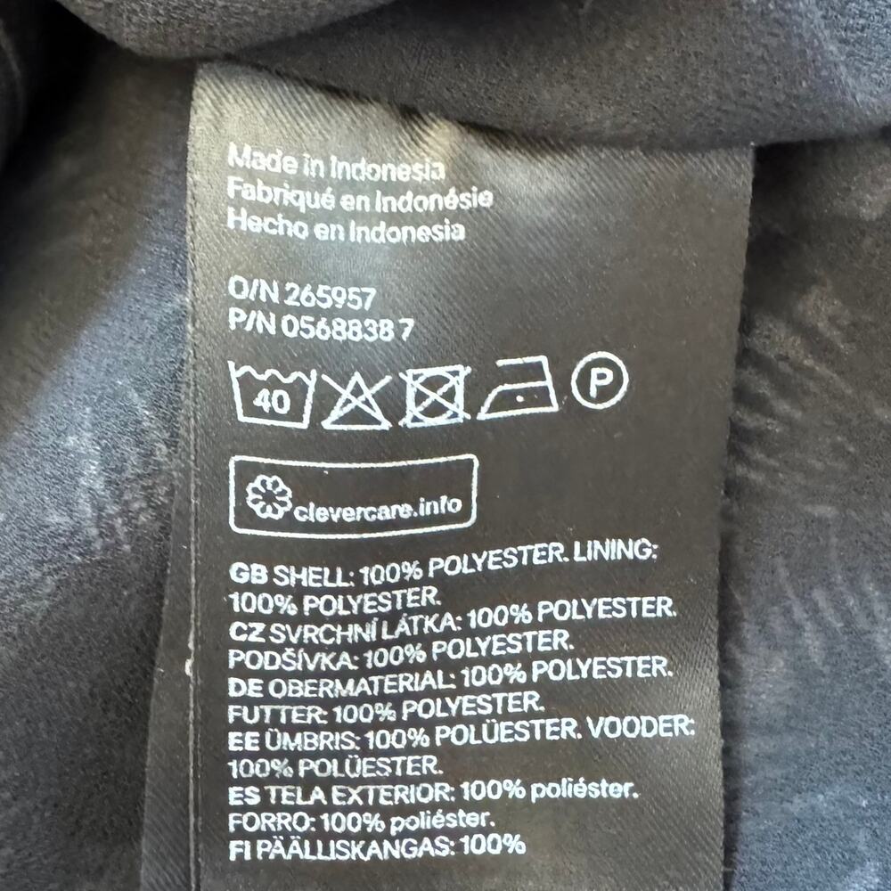 H&M Green Pleated Tie Back Straight Dress 8 NWOT - Picture 6 of 11